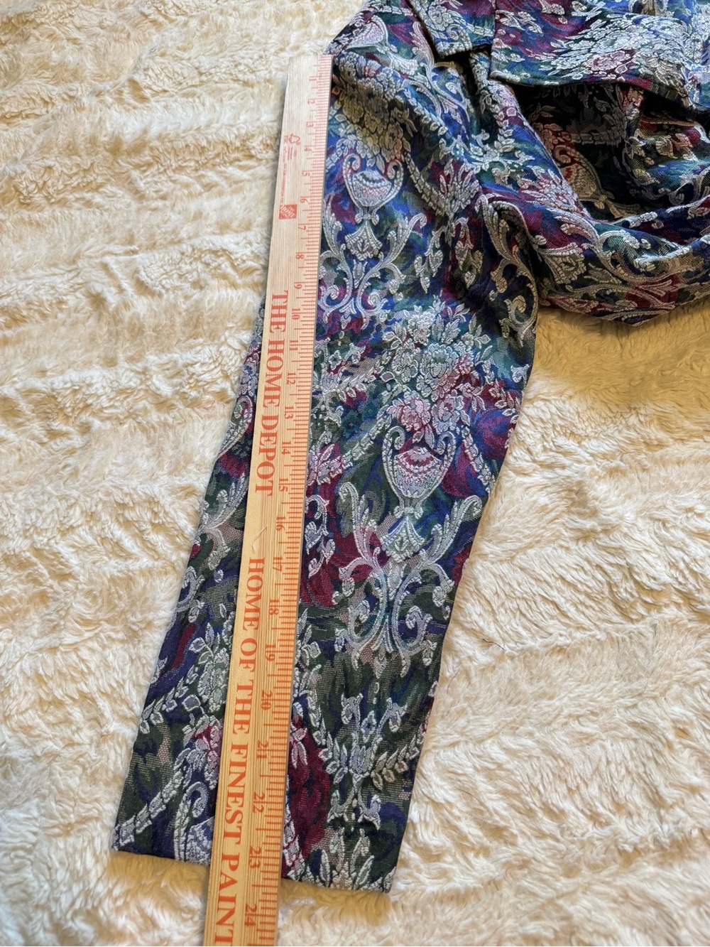 VTG 80s 90s Tapestry Brocade Blazer Plus Size 18 Jewel Tone USA Made retro - Picture 5 of 6